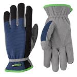Hestra Garden Robin Work Gloves in Medium Blue