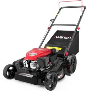 AMERISUN 21" Gas Lawn Mower with 3-in-1 Function