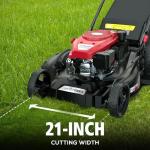 AMERISUN 21" Gas Lawn Mower with 3-in-1 Function