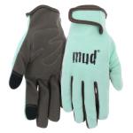 MUD Tough Women's Mint Garden Gloves, Touchscreen Ready