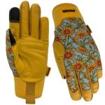 Touchscreen Gardening Gloves for Women - Daisy Design