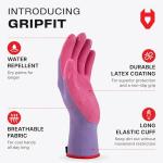 NoCry Women’s Gardening Gloves with Non-Slip Grip
