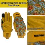 Touchscreen Gardening Gloves for Women - Daisy Design