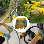 Touchscreen Gardening Gloves for Women - Daisy Design