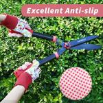 Cute Floral Gardening Gloves for Women - 3 Pairs