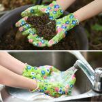 Women's Gardening Gloves - 3 Pairs, Medium Size