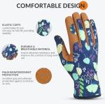 Floral Gardening Gloves for Women - Breathable & Thorn-Proof