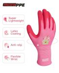 Women's Breathable Latex-Coated Garden Gloves, 2 Pairs