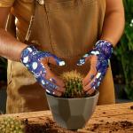 Floral Gardening Gloves for Women - Breathable & Thorn-Proof