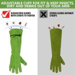 Thorn-Proof Leather Gardening Gloves for Women