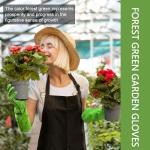 Thorn-Proof Leather Gardening Gloves for Women