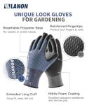 Nitrile Coated Gardening Gloves for Men and Women