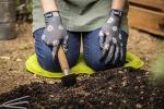 Women's Daisy Print Nitrile Garden Gloves - Gray