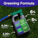 Liquid Lawn Fertilizer with Iron for Greener Grass