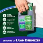 Liquid Lawn Fertilizer with Iron for Greener Grass