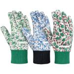 Floral Gardening Gloves for Women - 3 Pairs