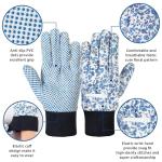 Floral Gardening Gloves for Women - 3 Pairs