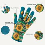 Breathable Floral Gardening Gloves for Women