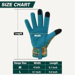 Breathable Floral Gardening Gloves for Women
