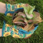 Breathable Floral Gardening Gloves for Women