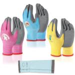 Kids Gardening Gloves with Arm Sleeves - Age 2-12