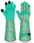 MERTURN Thorn-Proof Leather Gardening Gloves for Women