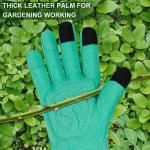 MERTURN Thorn-Proof Leather Gardening Gloves for Women