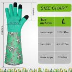 MERTURN Thorn-Proof Leather Gardening Gloves for Women