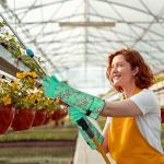 MERTURN Thorn-Proof Leather Gardening Gloves for Women