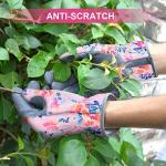 Women's Thorn-Proof Leather Gardening Gloves - Pink