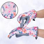 Women's Thorn-Proof Leather Gardening Gloves - Pink