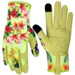 MERTURN Women's Heavy Duty Leather Gardening Gloves