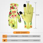 MERTURN Women's Heavy Duty Leather Gardening Gloves