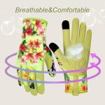 MERTURN Women's Heavy Duty Leather Gardening Gloves
