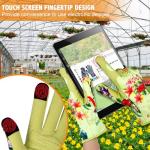 MERTURN Women's Heavy Duty Leather Gardening Gloves