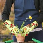 MERTURN Women's Heavy Duty Leather Gardening Gloves