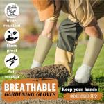Handy Pigskin Leather Gardening Gloves for All