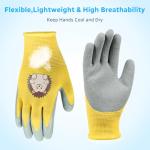 Kids Thorn-Resistant Gardening Gloves - 3 Pairs