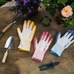 Women's Breathable Gardening Gloves - 2 Pairs Blue