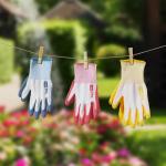 Women's Breathable Gardening Gloves - 2 Pairs Blue