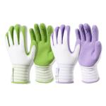 Brigic Bamboo Gardening Gloves - 6 Pairs, Medium