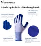 Skin-Friendly Gardening Gloves for Women - 6 Pairs