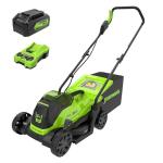 Greenworks 24V 13" Cordless Lawn Mower with Battery