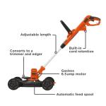 BLACK+DECKER 3-in-1 Corded Lawn Care Tool