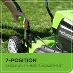 Greenworks 40V 19" Cordless Push Lawn Mower