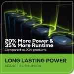 GreenWorks 20-Inch Lawn Mower - Green