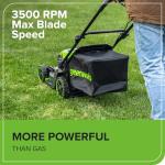 Greenworks 60V Cordless 17" Push Lawn Mower