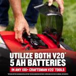 CRAFTSMAN V20 20-Inch Brushless Cordless Mower
