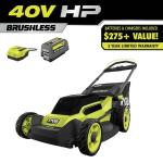 20-Inch Cordless 40V Brushless Push Lawn Mower