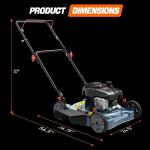 SENIX 20-Inch Gas Lawn Mower with Briggs & Stratton